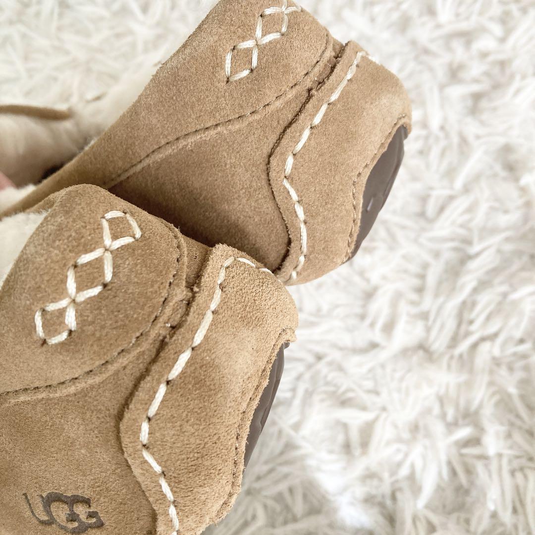 ほぼ未使用 UGG モカシン キャメル 24cm