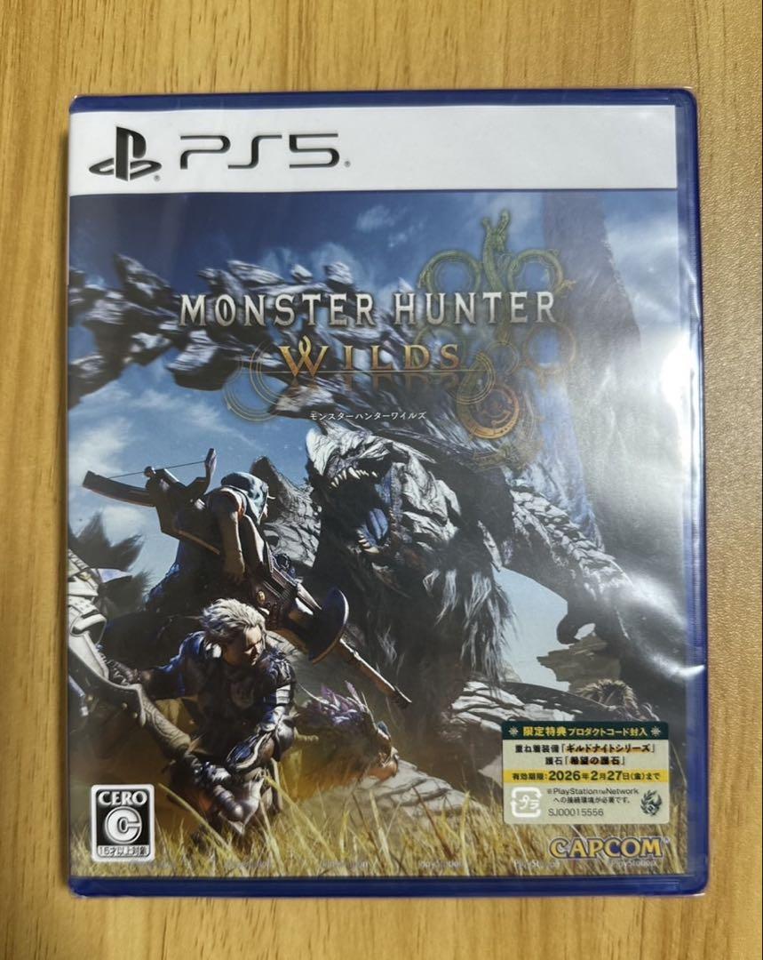 モンスターハンターワイルズ　PS5版　モンハン