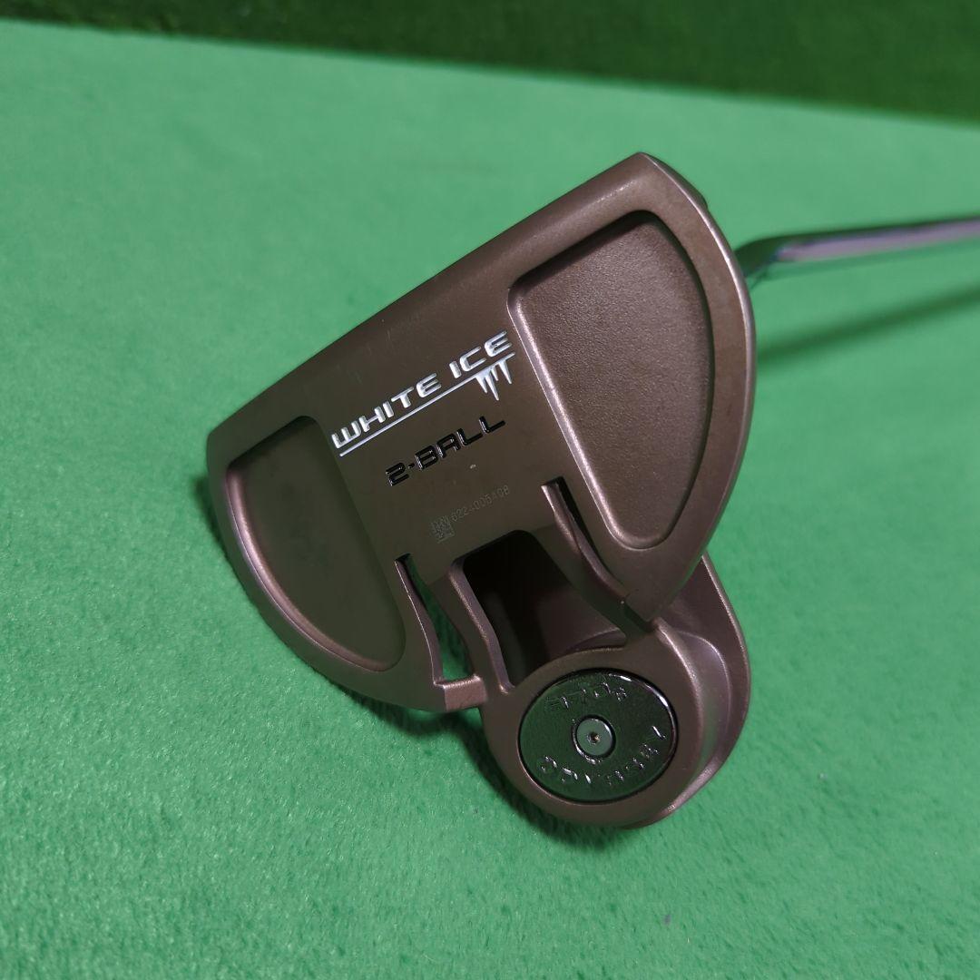 ホワイトアイス ツアーブロンズ 2ボール オデッセイパター 32インチ 370G