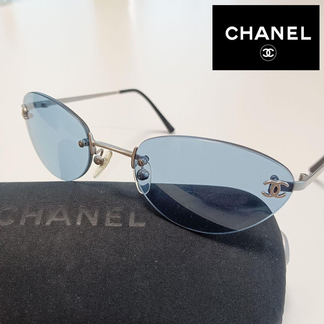 【クールエレガンス♡】CHANEL ユニセックスサングラス ロゴが目立つ♪】CHANEL ユニセックス サングラス (CHANEL