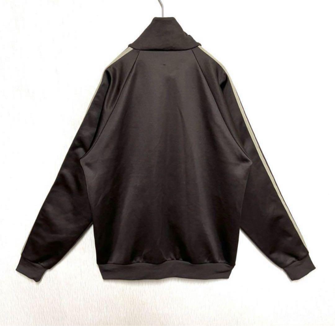 【激レアデザイン‼️】美品 adidasトラックジャケット 茶 M ガイコツ 古着