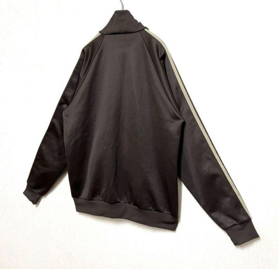 【激レアデザイン‼️】美品 adidasトラックジャケット 茶 M ガイコツ 古着