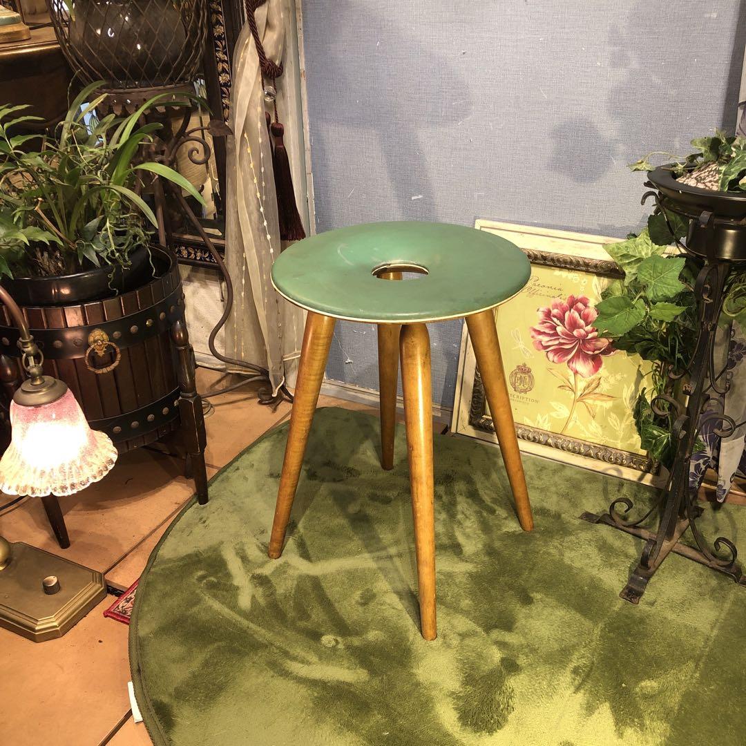 古家具　60’s ヴィンテージ ドーナッツ　スツール　丸イス