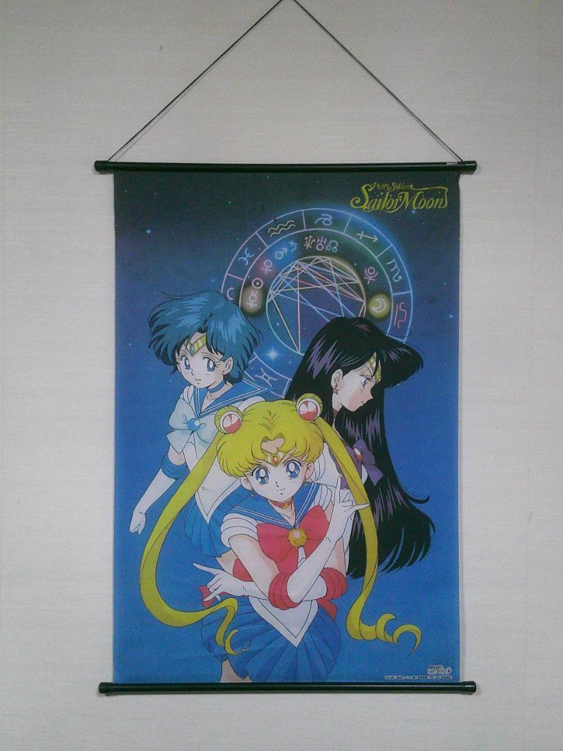 レトロ セーラームーン タペストリー 59.5cmx87cm 不織布 武内直子