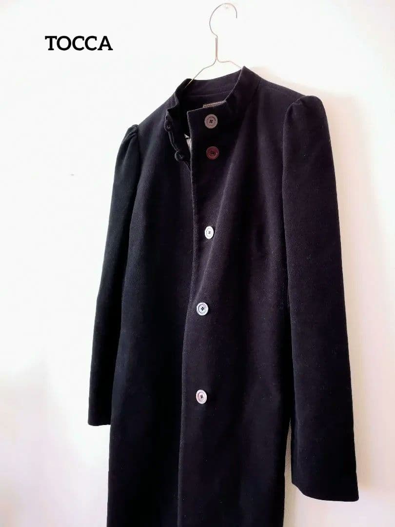 TOCCA ブラック ロングコート サイズ2