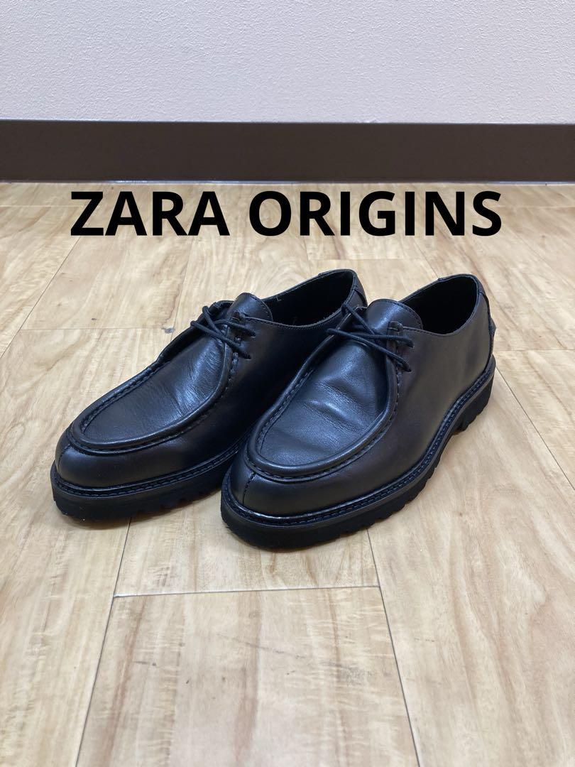 新作揃え ZARA ORIGINS】レザーシューズ メルカリ - 靴