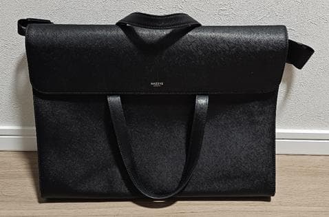 HAZZYS ビジネスバッグ 2WAY ブラック HJBA 5F411 BK