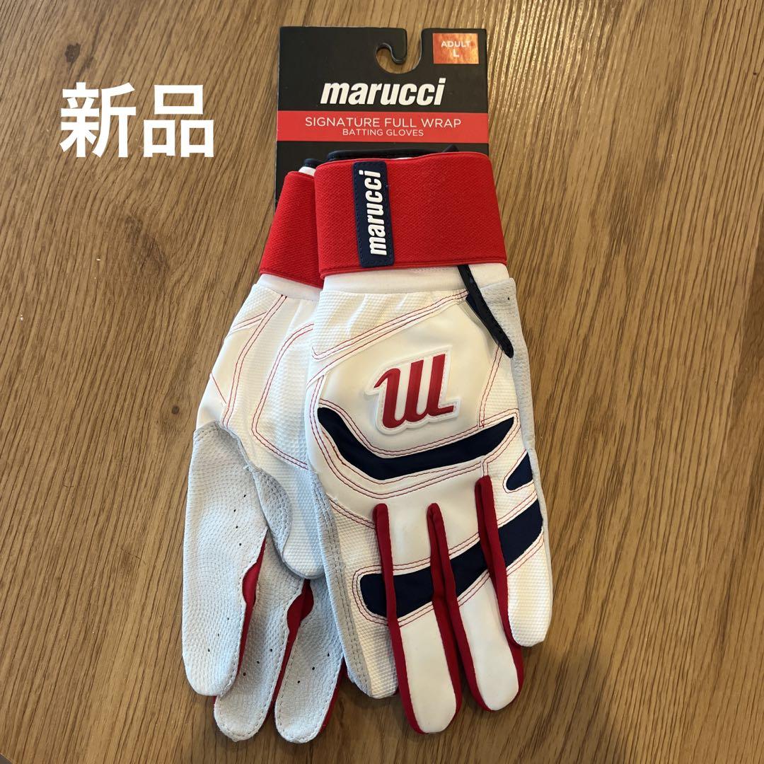 新品 マルーチ バッティンググローブ 両手用 MBGSGN3FW Lサイズ