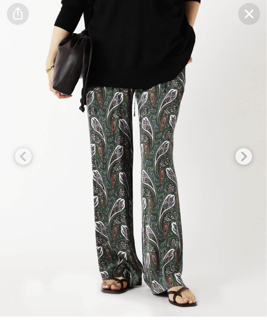 美品】Deuxieme Classe Paisley easy パンツ