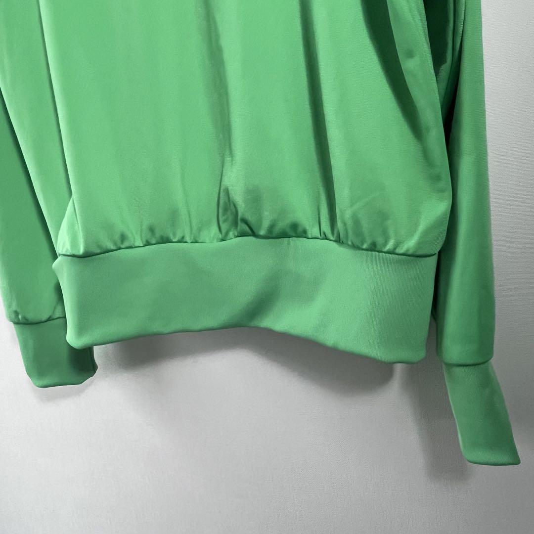 adidas トラックジャケット　トレフォイル　ライトグリーン　M 新品　美品