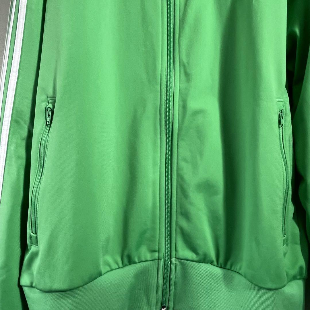 adidas トラックジャケット　トレフォイル　ライトグリーン　M 新品　美品
