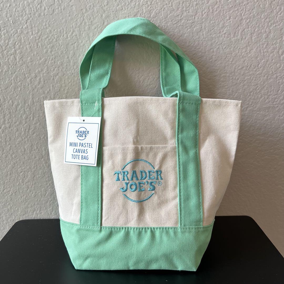 TRADER JOE'S ミニパステルキャンバストートバッグ - メルカリ