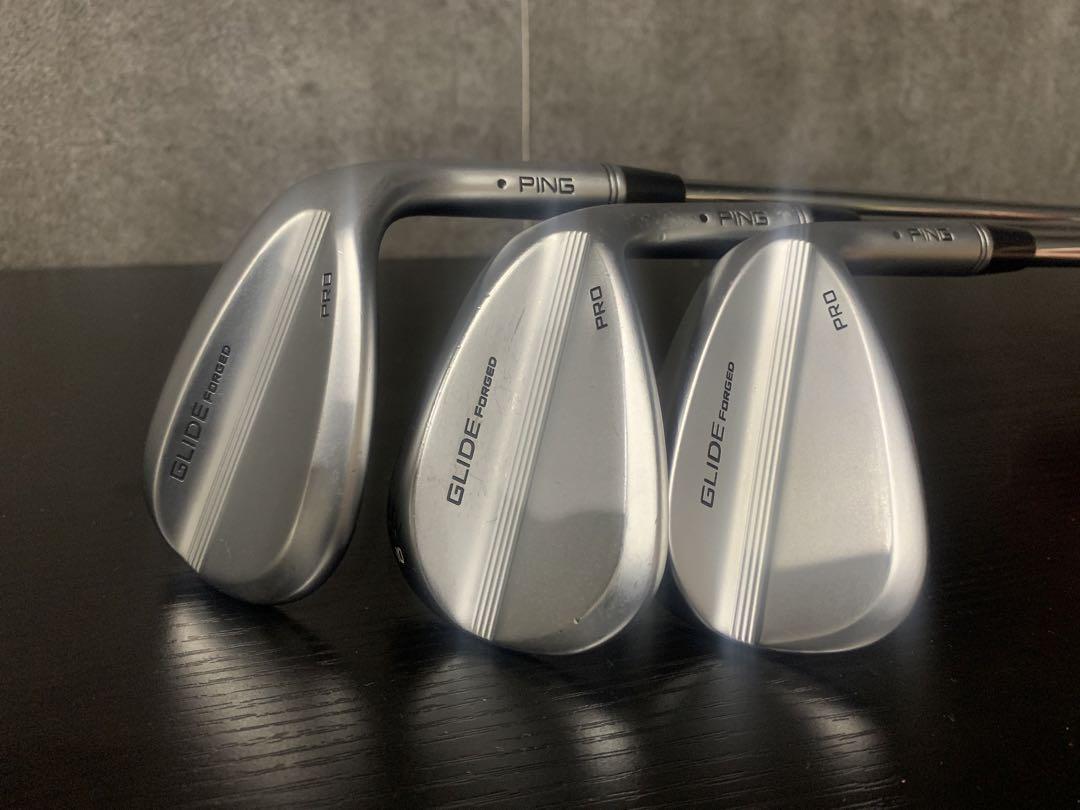 美品　名器　ピン　GLIDE　FORGED　PRO　ウエッジ　３本セット
