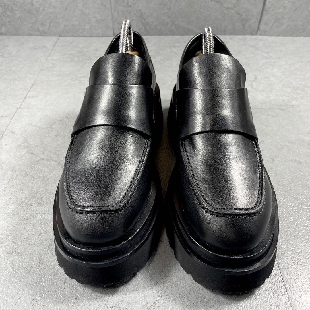 未使用級✨️ ピアッカセッテ ローファー 黒 レザー 37