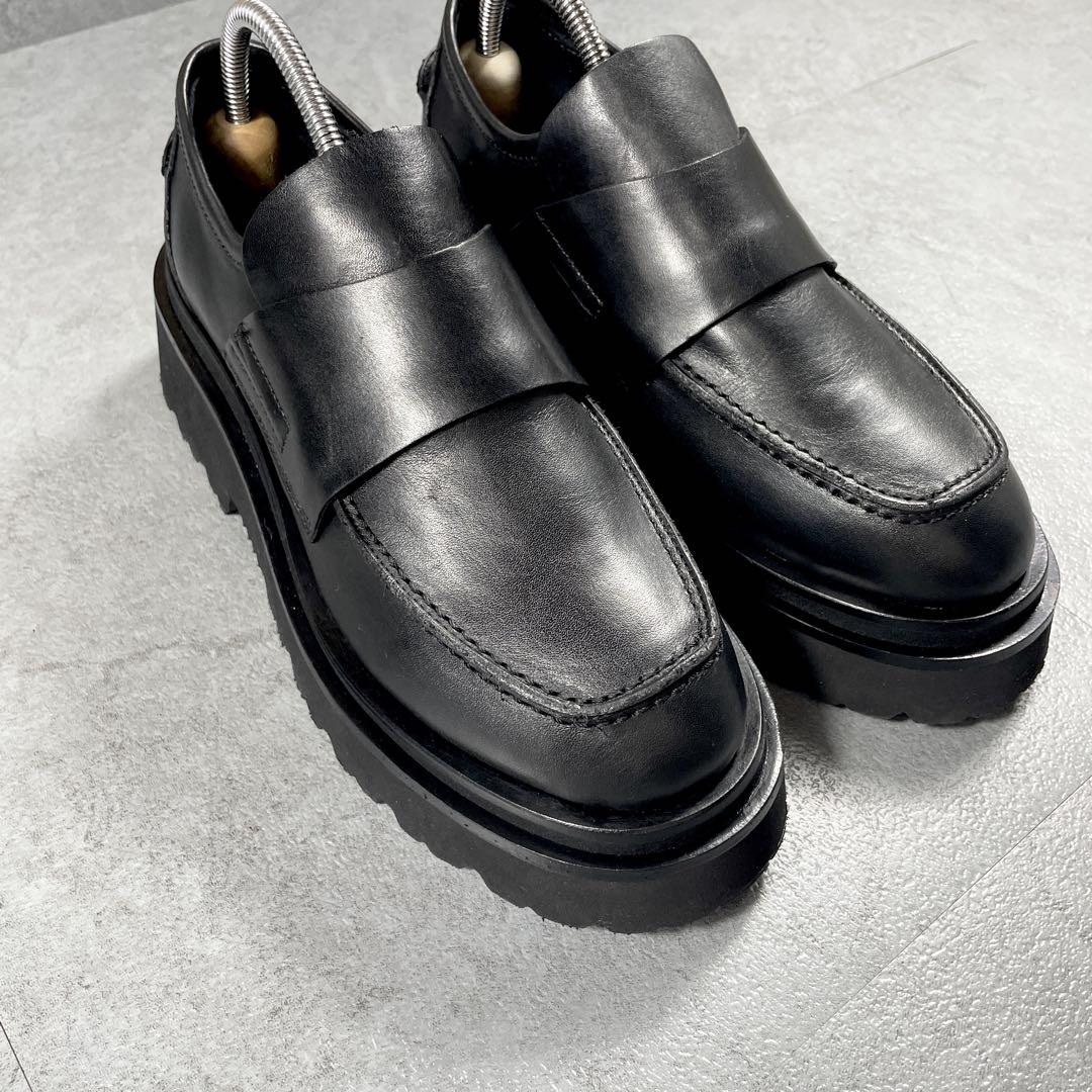 未使用級✨️ ピアッカセッテ ローファー 黒 レザー 37
