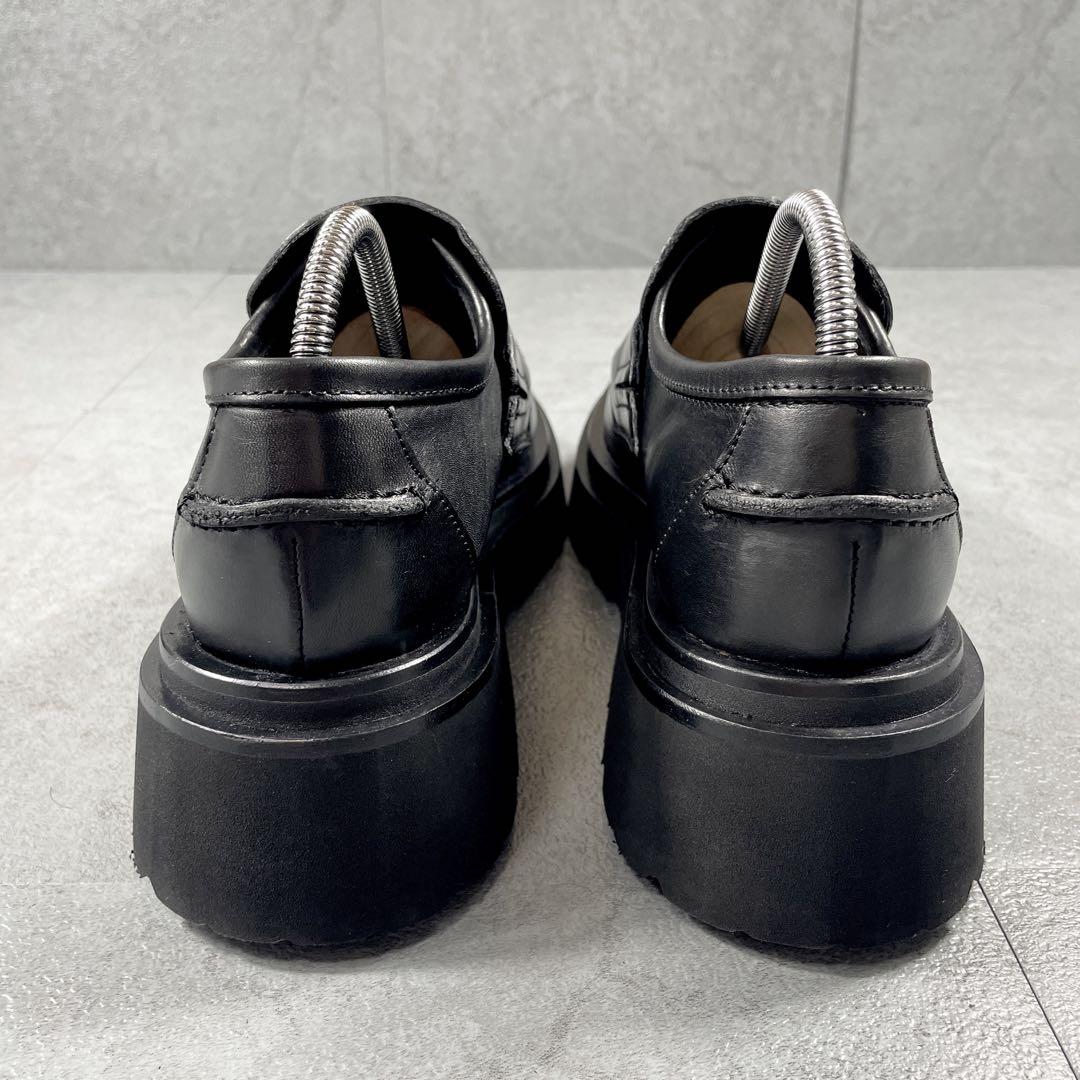 未使用級✨️ ピアッカセッテ ローファー 黒 レザー 37
