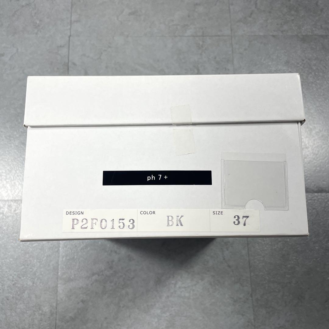 未使用級✨️ ピアッカセッテ ローファー 黒 レザー 37