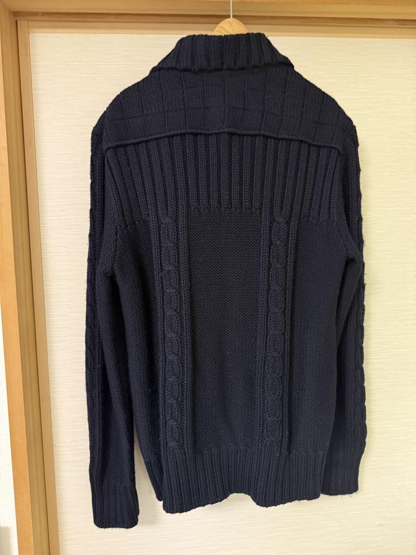 LOUIS VUITTON ネイビー カーディガン Lサイズ