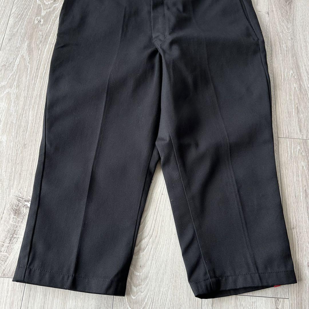 美品】ベドウィン×ディッキーズ クロップドワークパンツ 黒