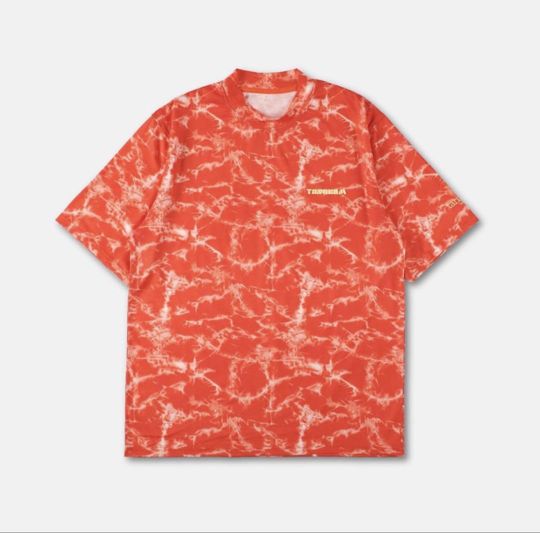 【TANGRAM】タングラム ゴルフウェア タイダイ柄 モックネックTシャツ TANGRAM】タングラム ゴルフウェア タイダイ柄 モックネックT