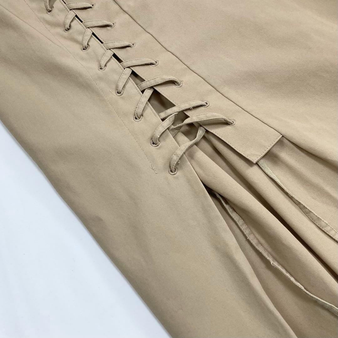 ワンピース Y's TWISTED GABARDINE LACE UP DRESS 2
