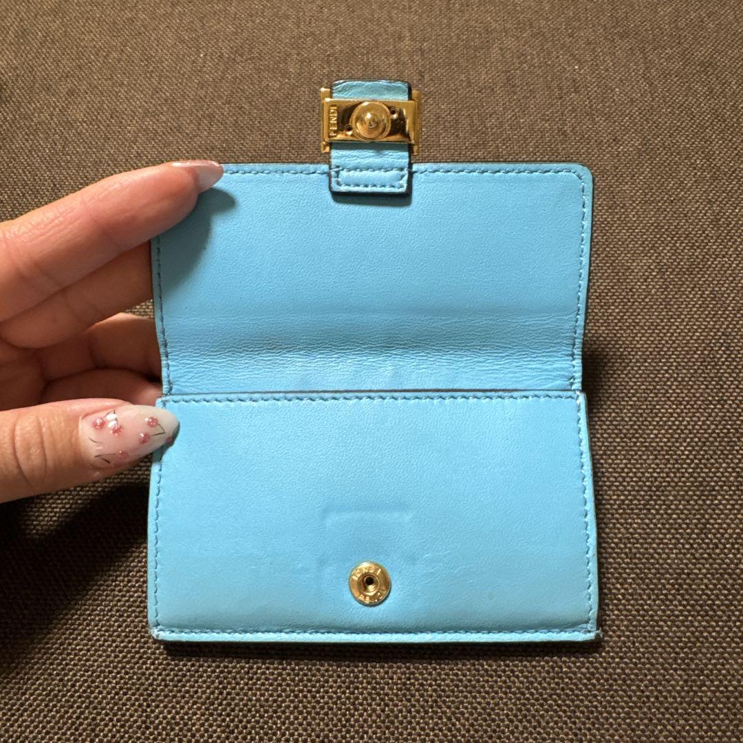 FENDI ライトブルー コインケース
