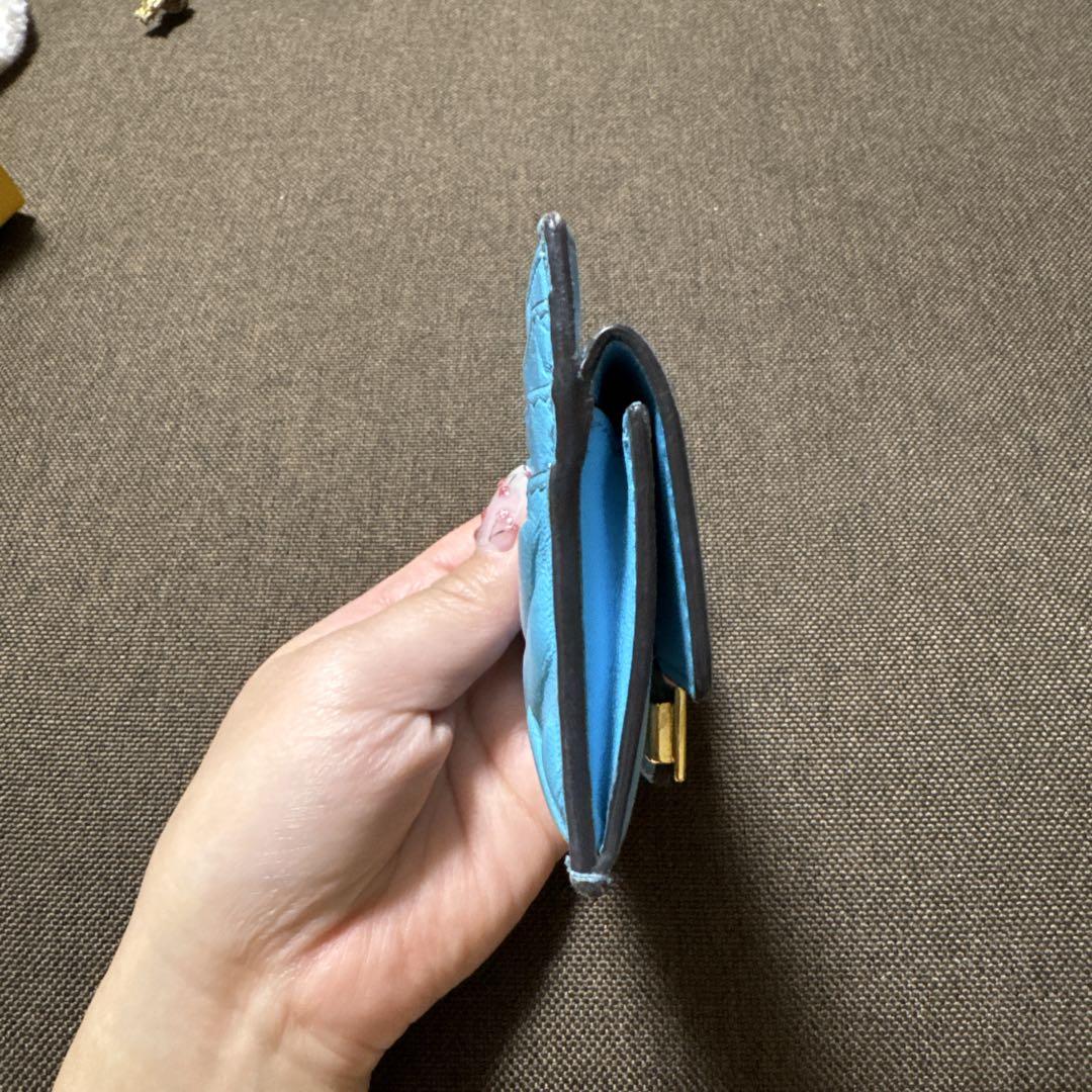 FENDI ライトブルー コインケース