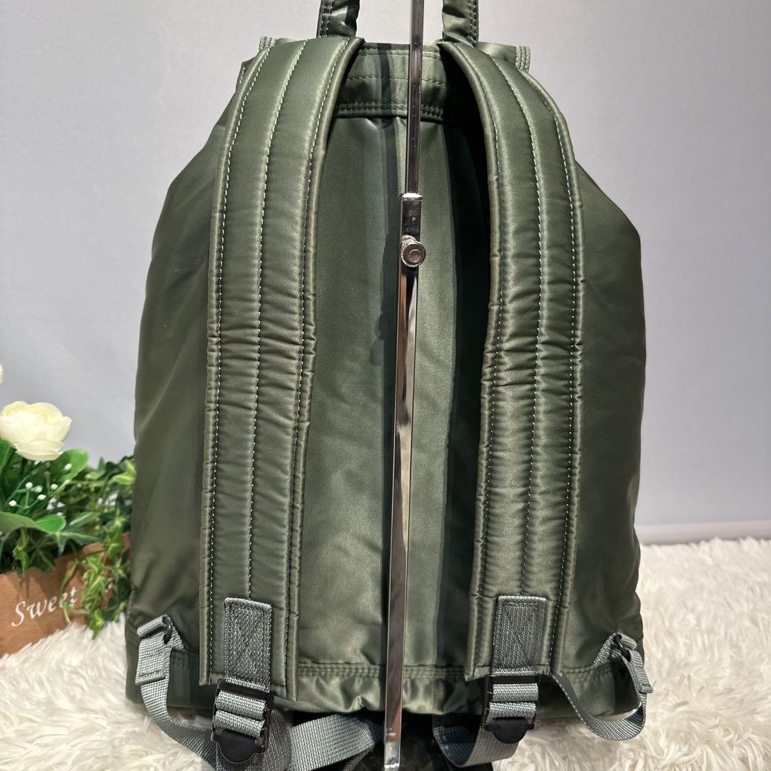 現行【極美品】 PORTER TANKER ポーター リュック セージグリーン