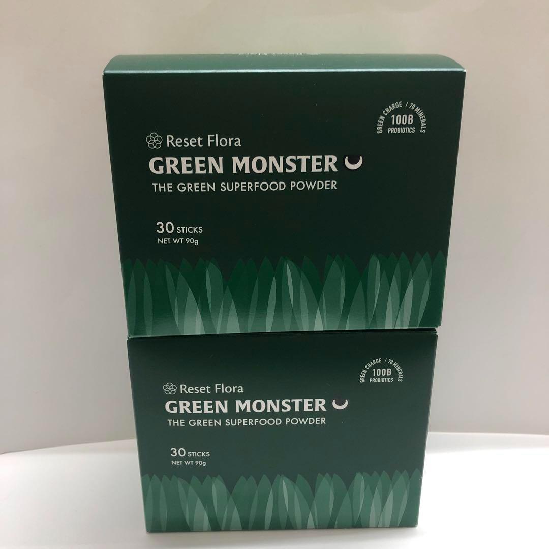 グリーンモンスター　（3g×30本入）2箱　　青汁