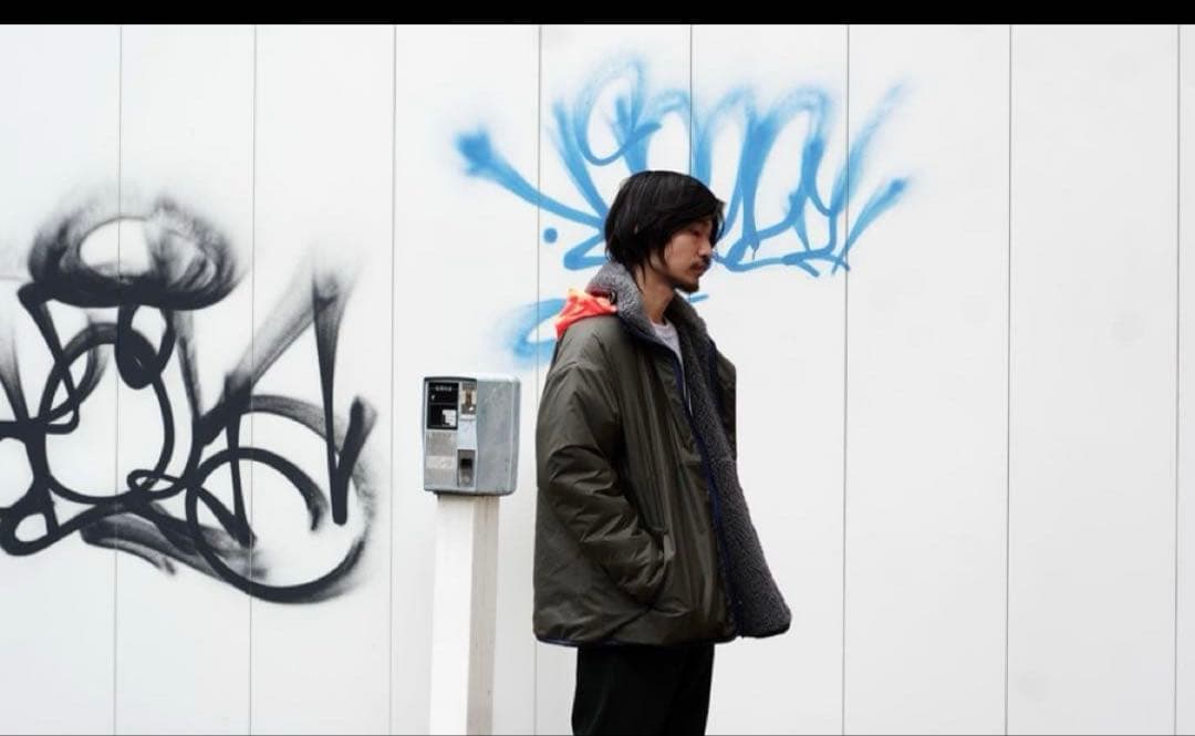 is-ness イズネス リバーシブルボアフリースブルゾン