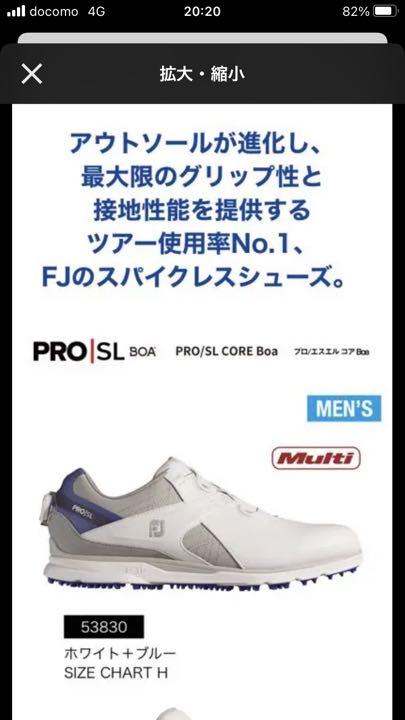超激得爆買い フットジョイ プロSLボア ゴルフシューズ ApT23-m69379869139 全国無料安い