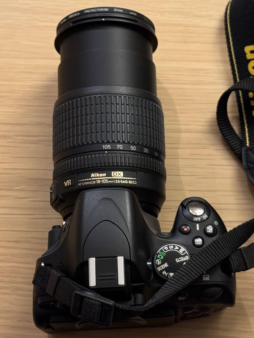 Nikon D5100 本体＋レンズ18-105mm f/3.5-5.6G