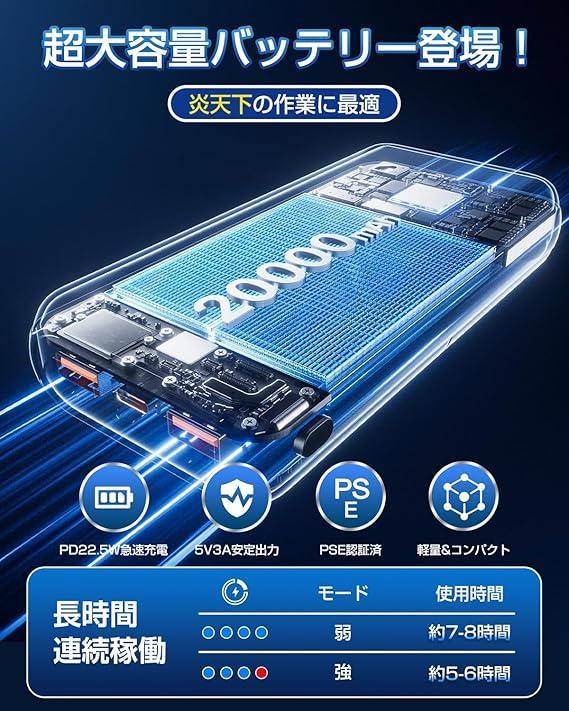 冷却ベスト ペルチェ素子式 バッテリーセット 冷却服 強弱モード 静音&軽量