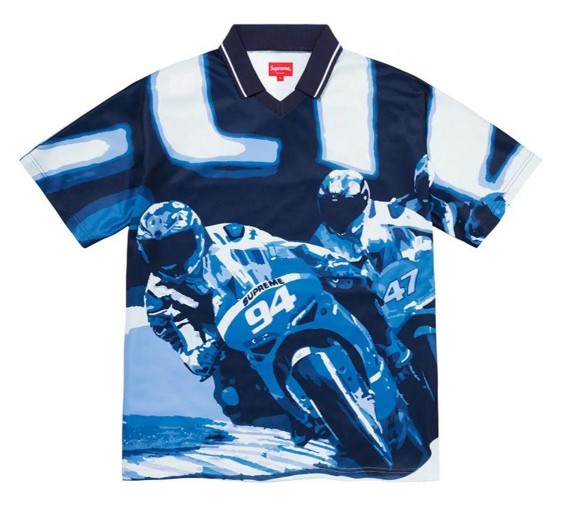 20ss supreme Racing Soccer Jersey