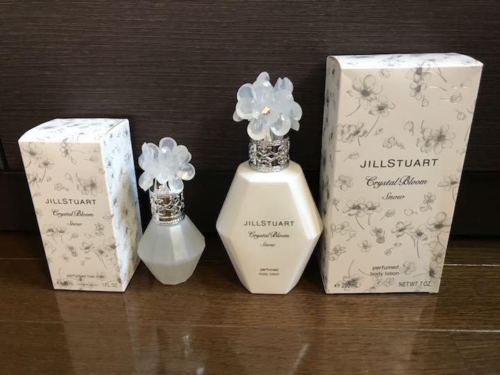 ジルスチュアート ヘアミスト30mlとボデイローション200mlセット