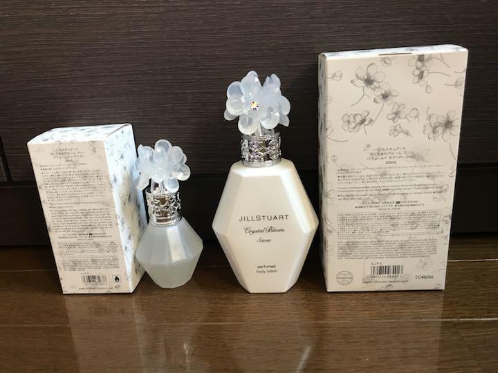 ジルスチュアート ヘアミスト30mlとボデイローション200mlセット