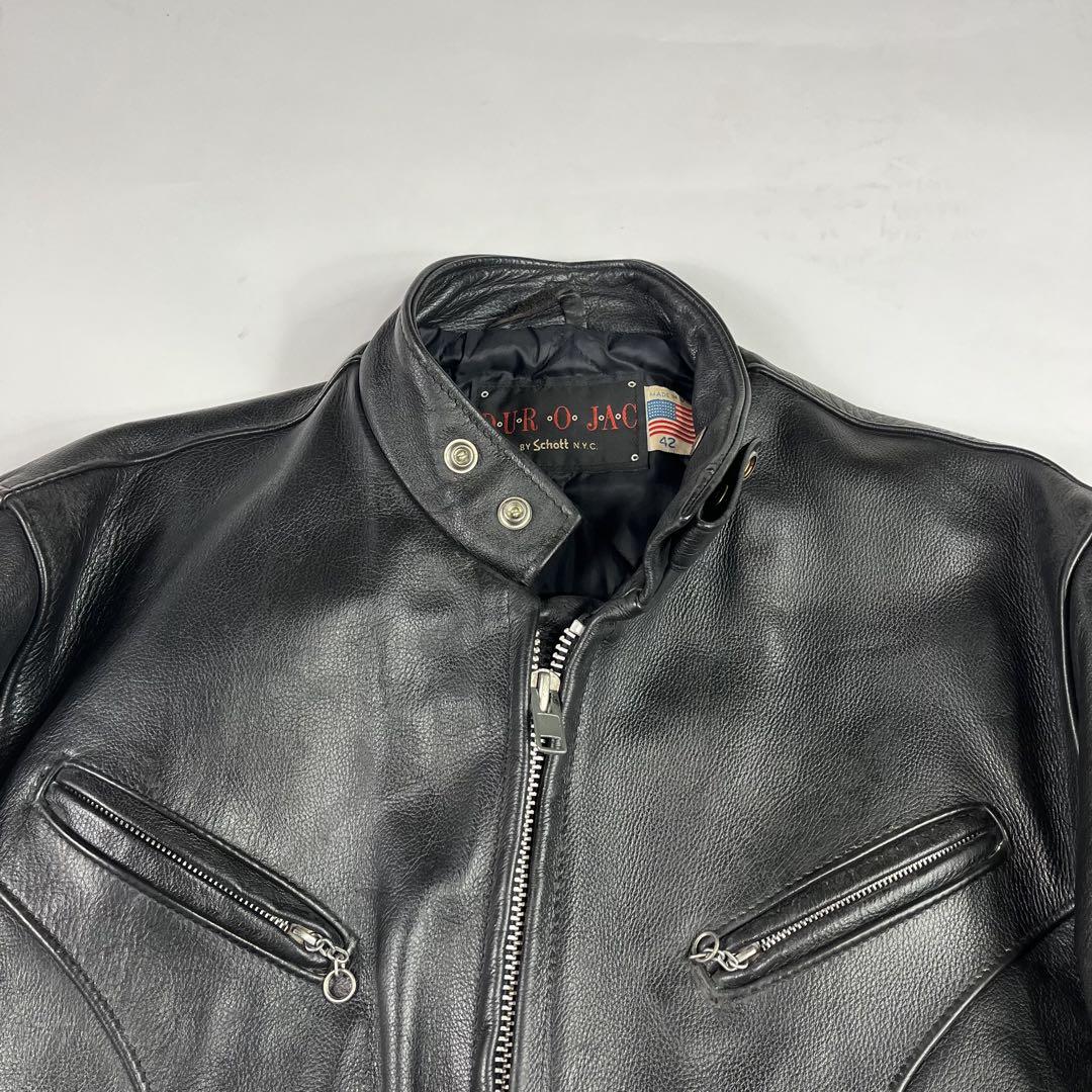 USA製 DUROJAC By Schott レザージャケット 42 本革