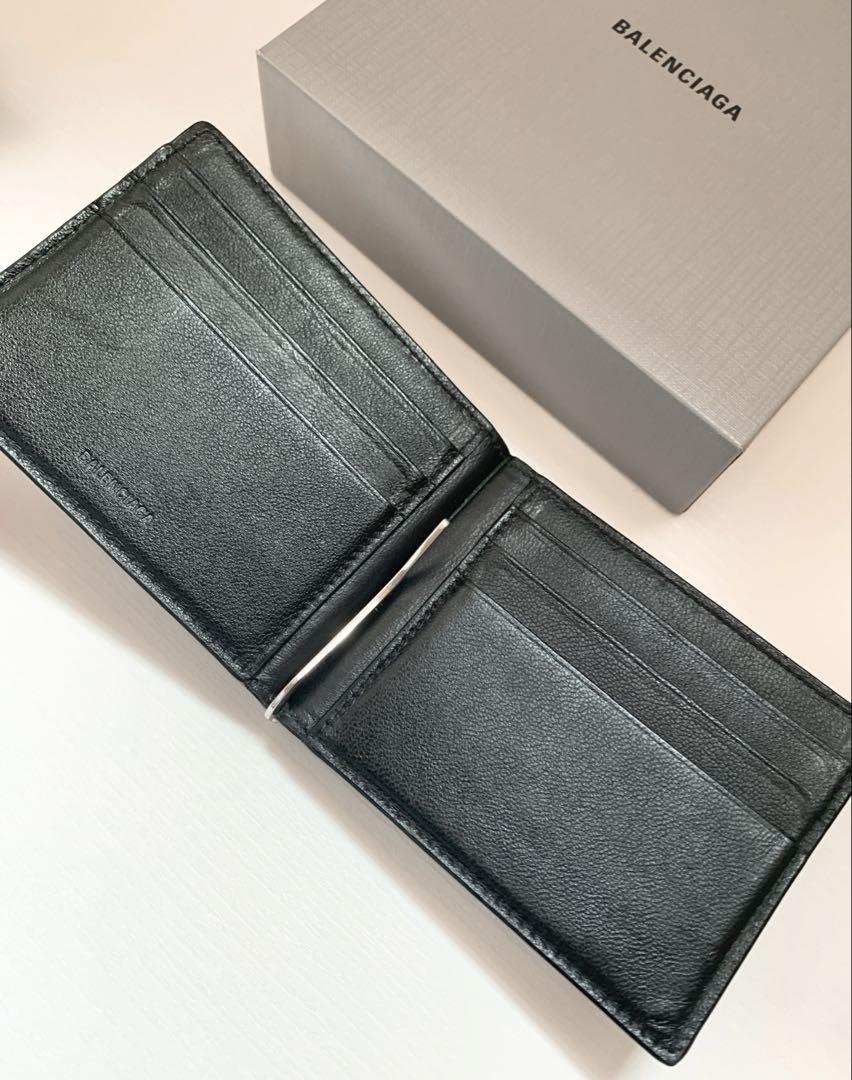 【BALENCIAGA】バレンシアガ マネークリップ カードケース　折財布