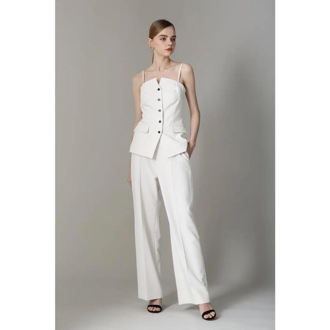 PINKY & DIANNE テーラードビスチェ×パンツセットアップ