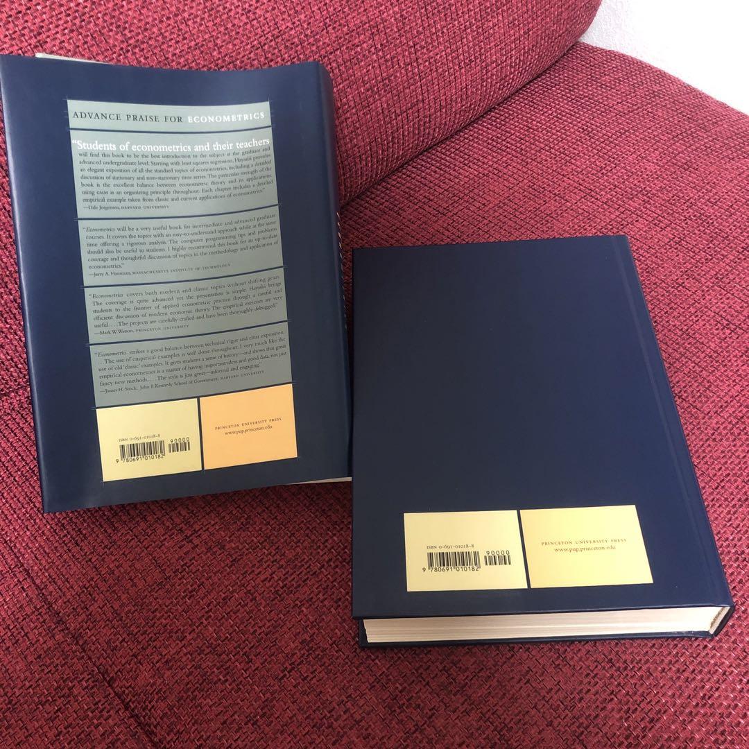 英語　経済学　教科書　FUMIOHAYASHI ECONOMETRICS