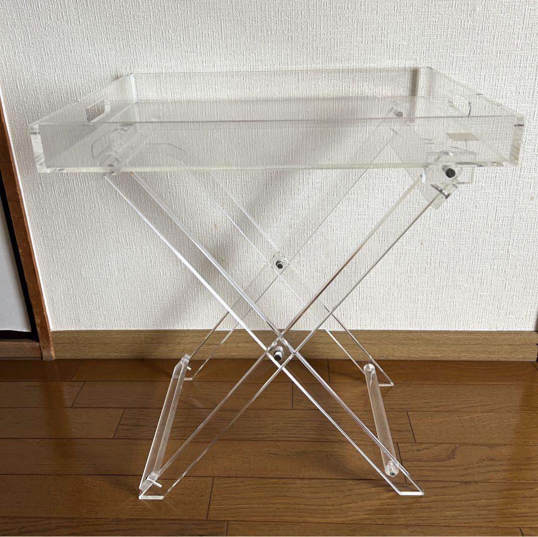 ZARA HOME アクリル折りたたみ式サイドテーブル
