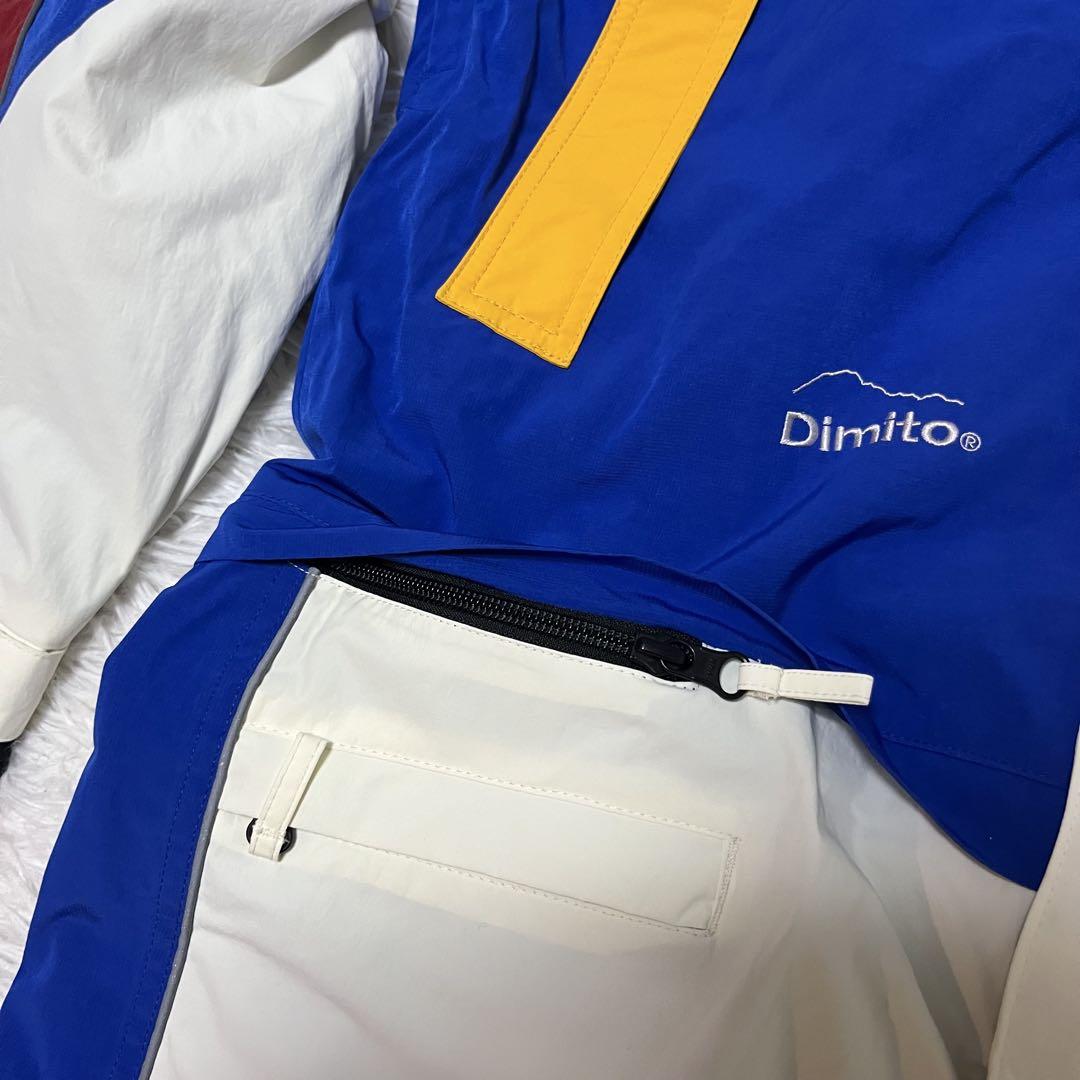 新品 Dimito ディミト スノーボードウェア ロイヤルブルー スーツ ツナギ