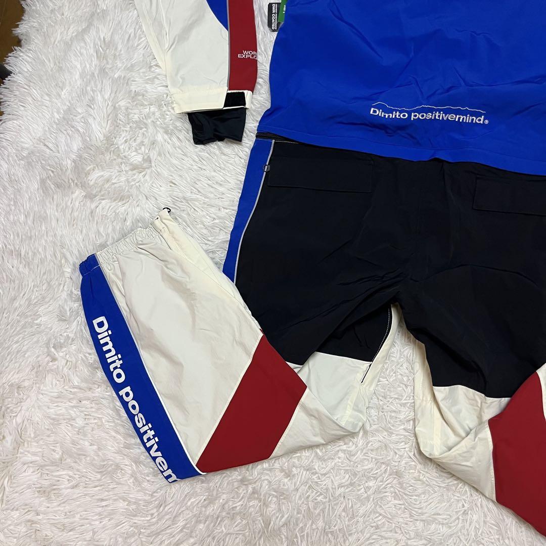 新品 Dimito ディミト スノーボードウェア ロイヤルブルー スーツ ツナギ