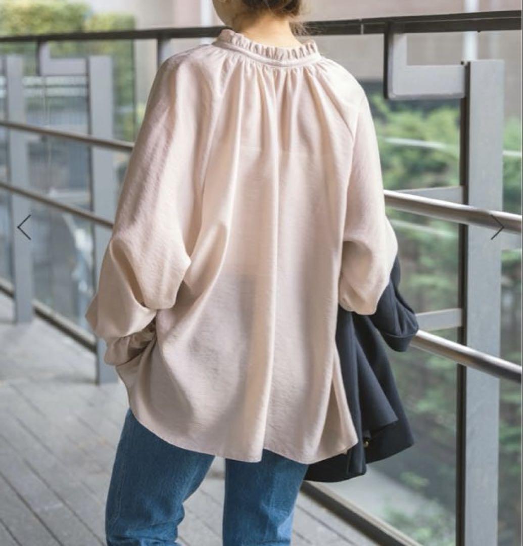 Spick＆Span ハイブリットフリルカラーボリュームスリーブ