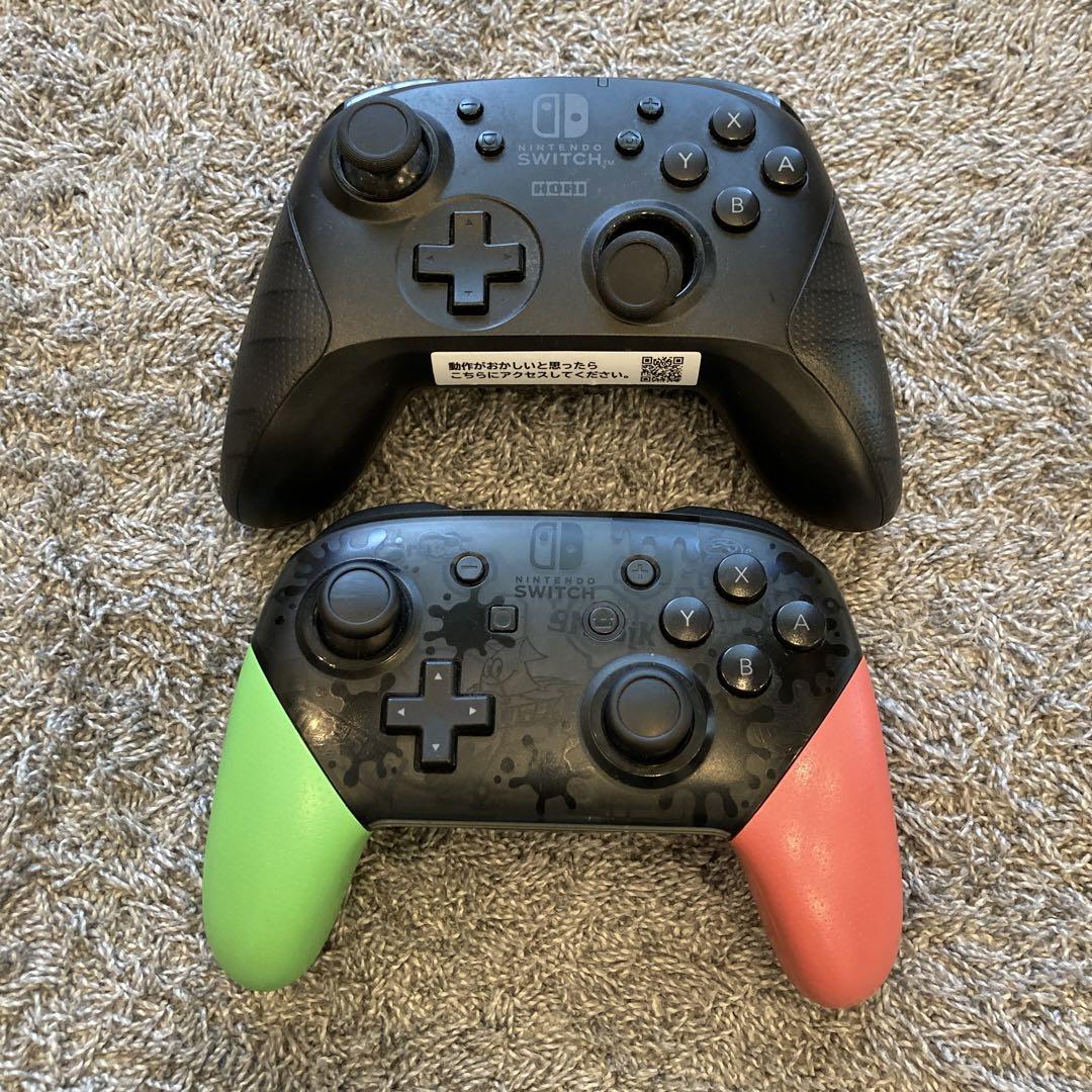 Nintendo Switch - ジャンク品 Switch Proコントローラー スプラ