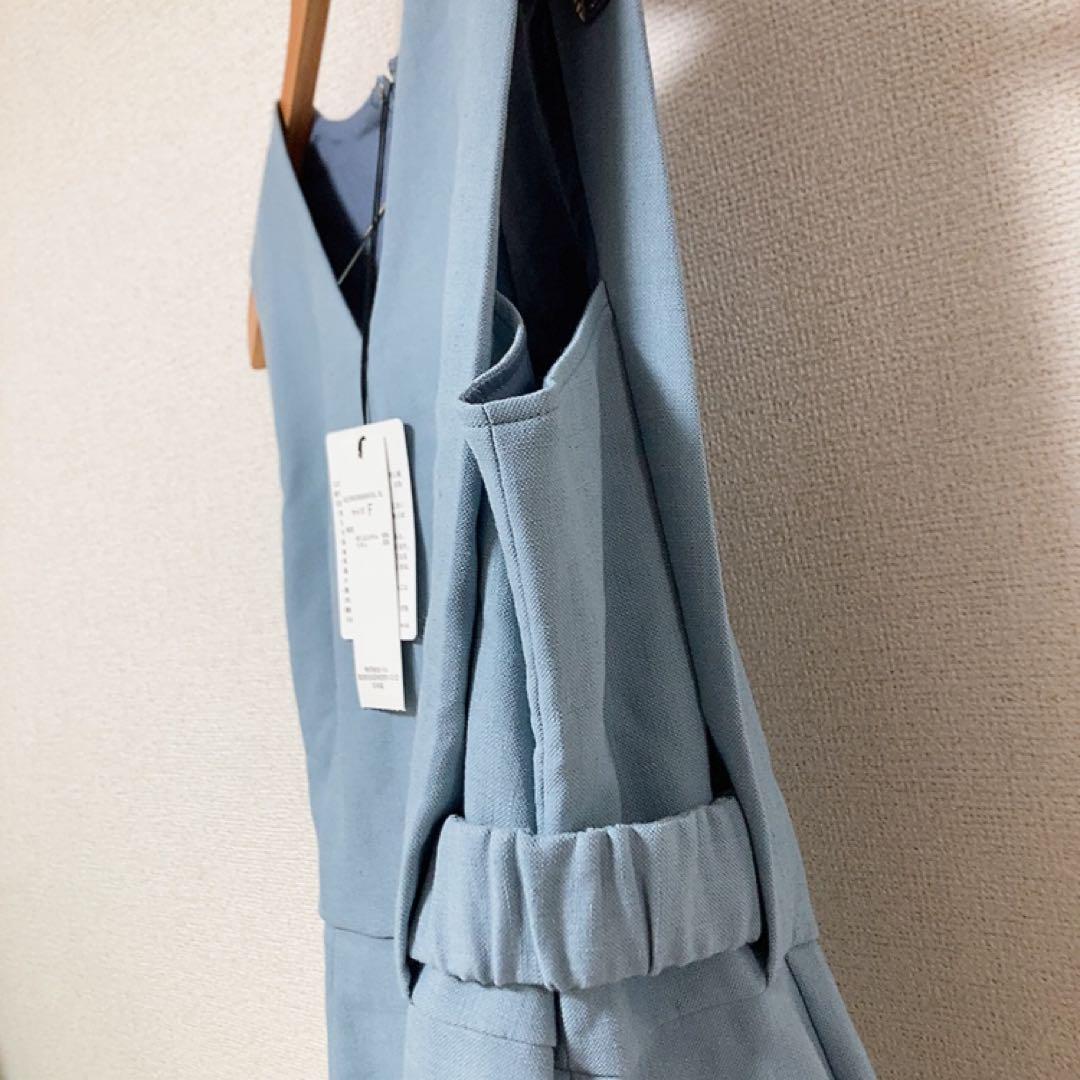 値下げ★★《新品タグ付き》EMMALIA/レディース/リネンタックワンピース
