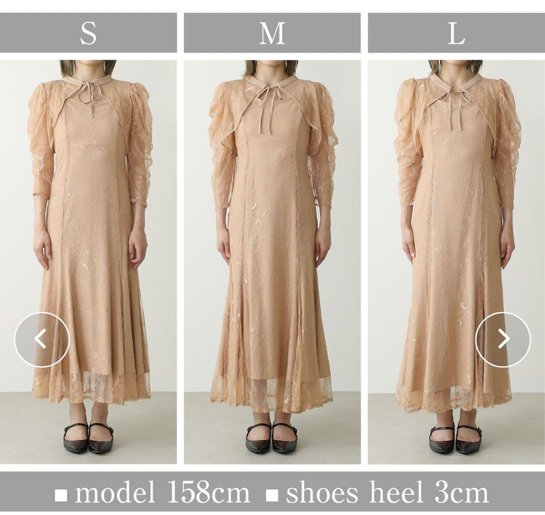 新品　Kana ドレス　レースボレロセット