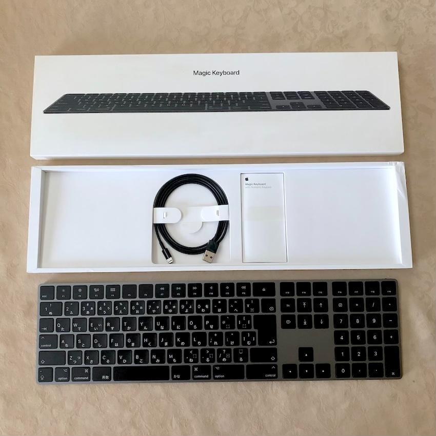 美品 スペースグレイ APPLE MAGIC KEYBOARD JIS配列
