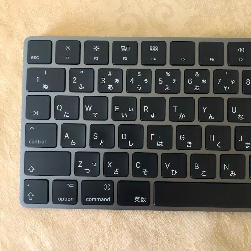 美品 スペースグレイ APPLE MAGIC KEYBOARD JIS配列