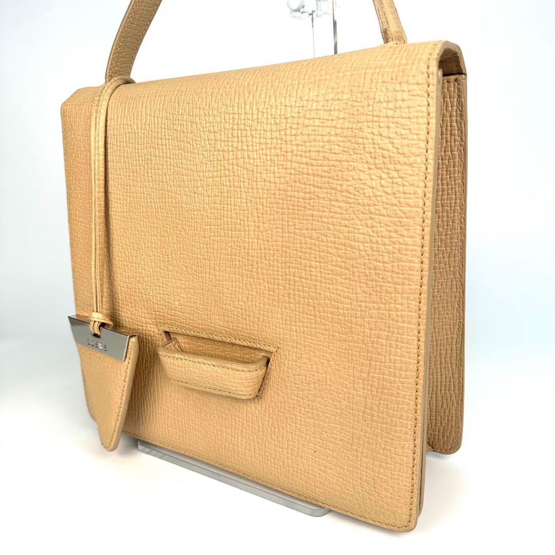 LORWE ロエベ バルセロナ ショルダーバッグ　ベージュ 美品